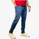 Men's Light Blue Slim Fit Stretch Denim Jeans